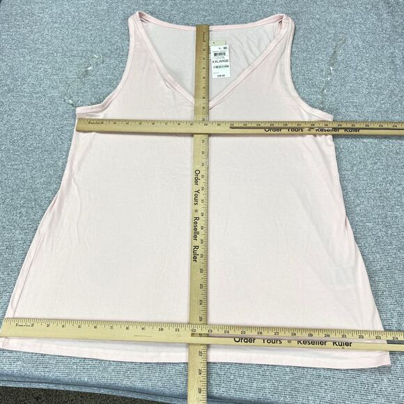 ALFANI Intimates Women's Ultra Soft Modal V-Neck Tank Top Sz XX-Large Pink MSRP: - Picture 9 of 15